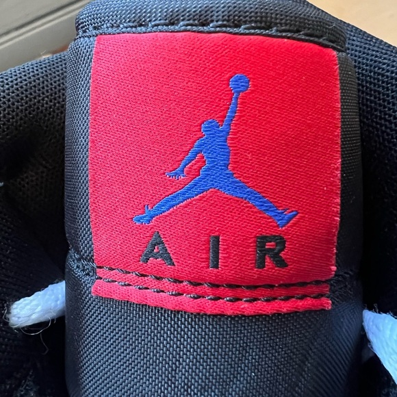 Nike Air Jordan 1 Mid Top 3 Bred/Royal/Chicago Retro Black Red Blue White Men 12 - Picture 7 of 10